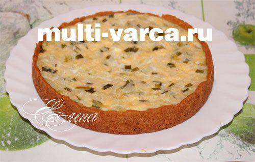 Пиріг із цибулею в мультиварці